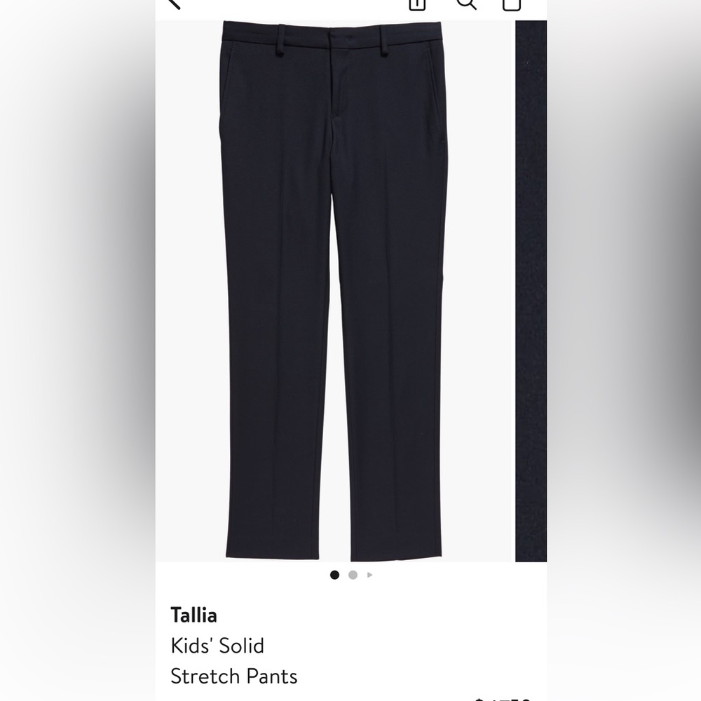 Talia boys dress pants like new condition